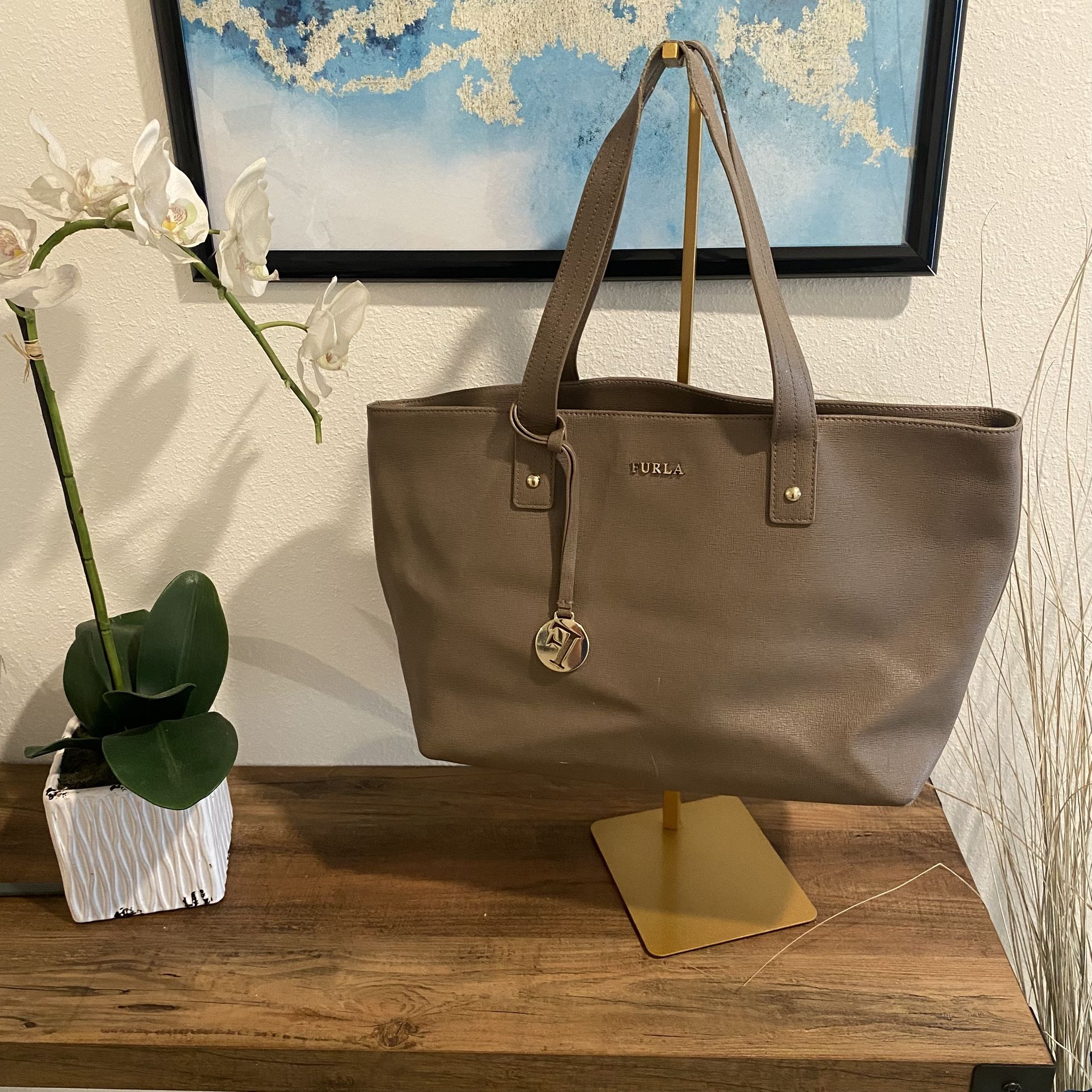 Furla Leather Tote Bag