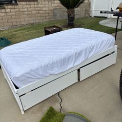 Twin Bend And Bed Frame 