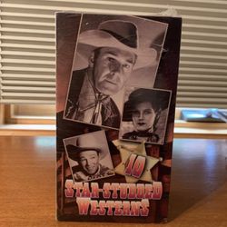 10 Western Movies VHS Set Unopened