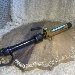 Hot Tools Signature Series 24K Gold Curling Iron, 1 1/4”