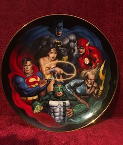 Justice League of America Limited Edition Collector’s Plate - Number 3/2,500