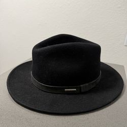 Vintage Stetson Black Wool Hat