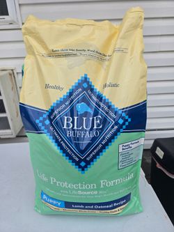 Blue Buffalo Life Protection Formula Puppy Lamb & Oatmeal 34 lb Sealed