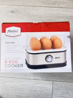 Stainless Steel  Easy Store 6-Egg Cooker 