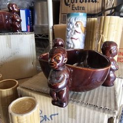 Myriahs 3 Tikis Scorpion Drink Bowl(2)