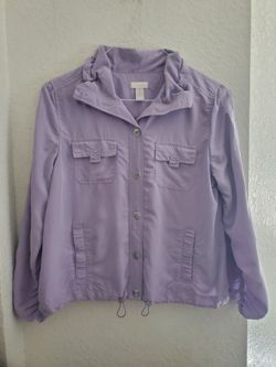 Lightweight light purple jacket size medium