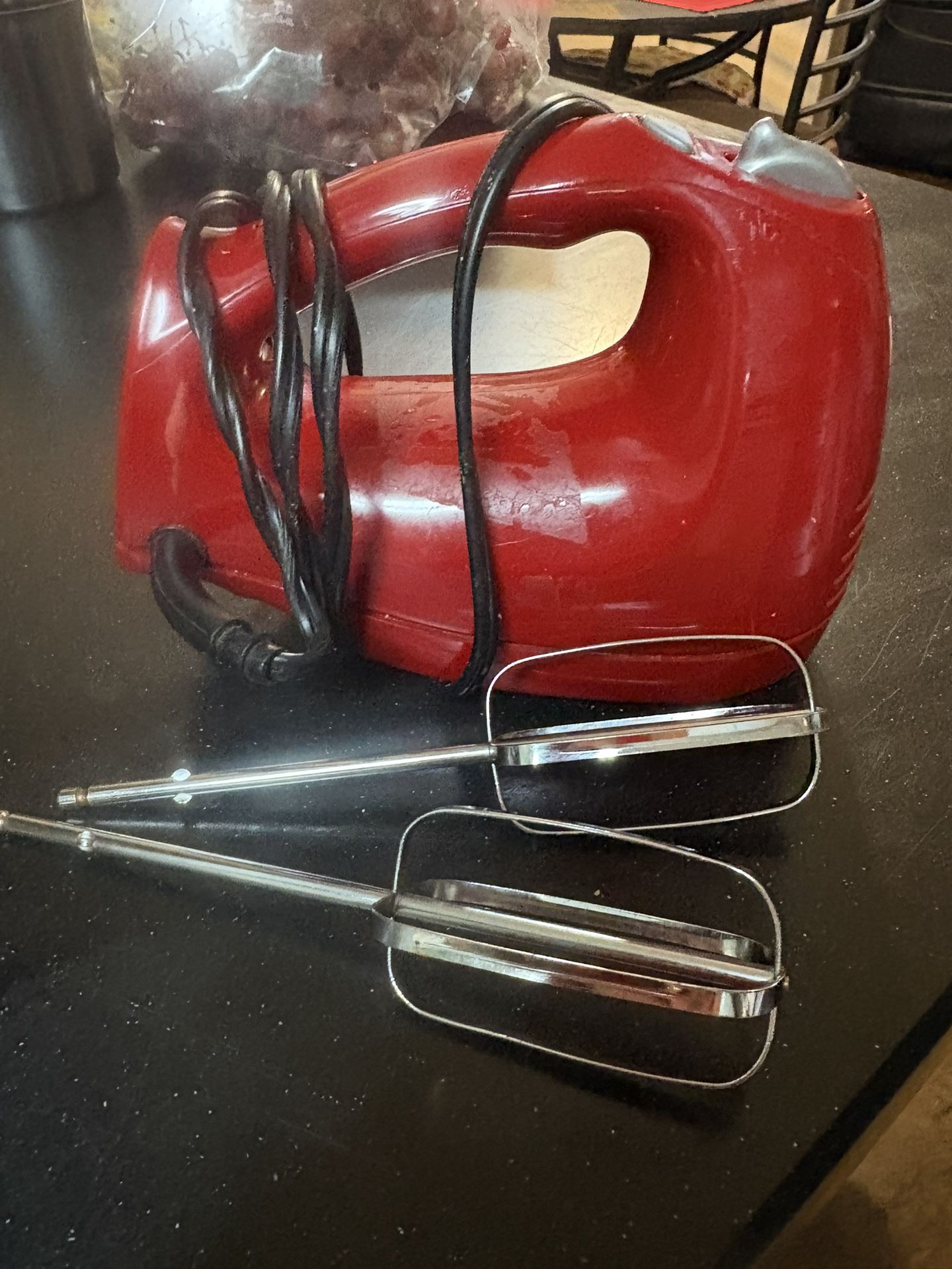 Red Electric Mixer