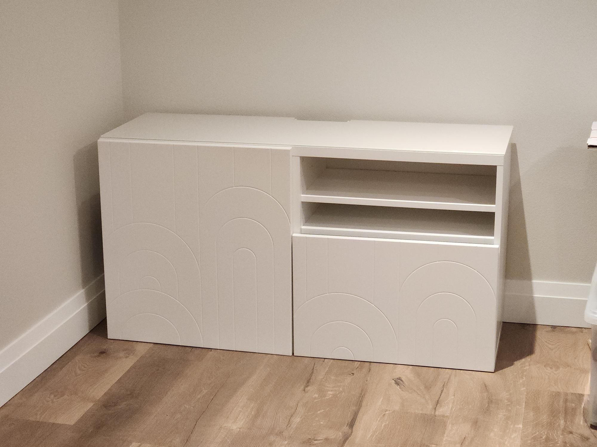 Cat Litter Box (hidden) Media Console IKEA Hack