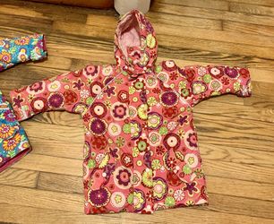 Hanna Andersson girls pink jacket 110 5