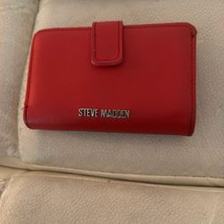 Red Steve Madden Wallet