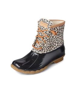 Sperry womens Saltwater Rain Boot, 9.5
