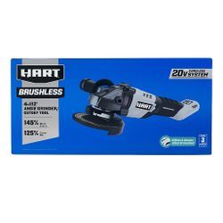 HART 20V Brushless 4½″ Angle Grinder – BRAND NEW – $72