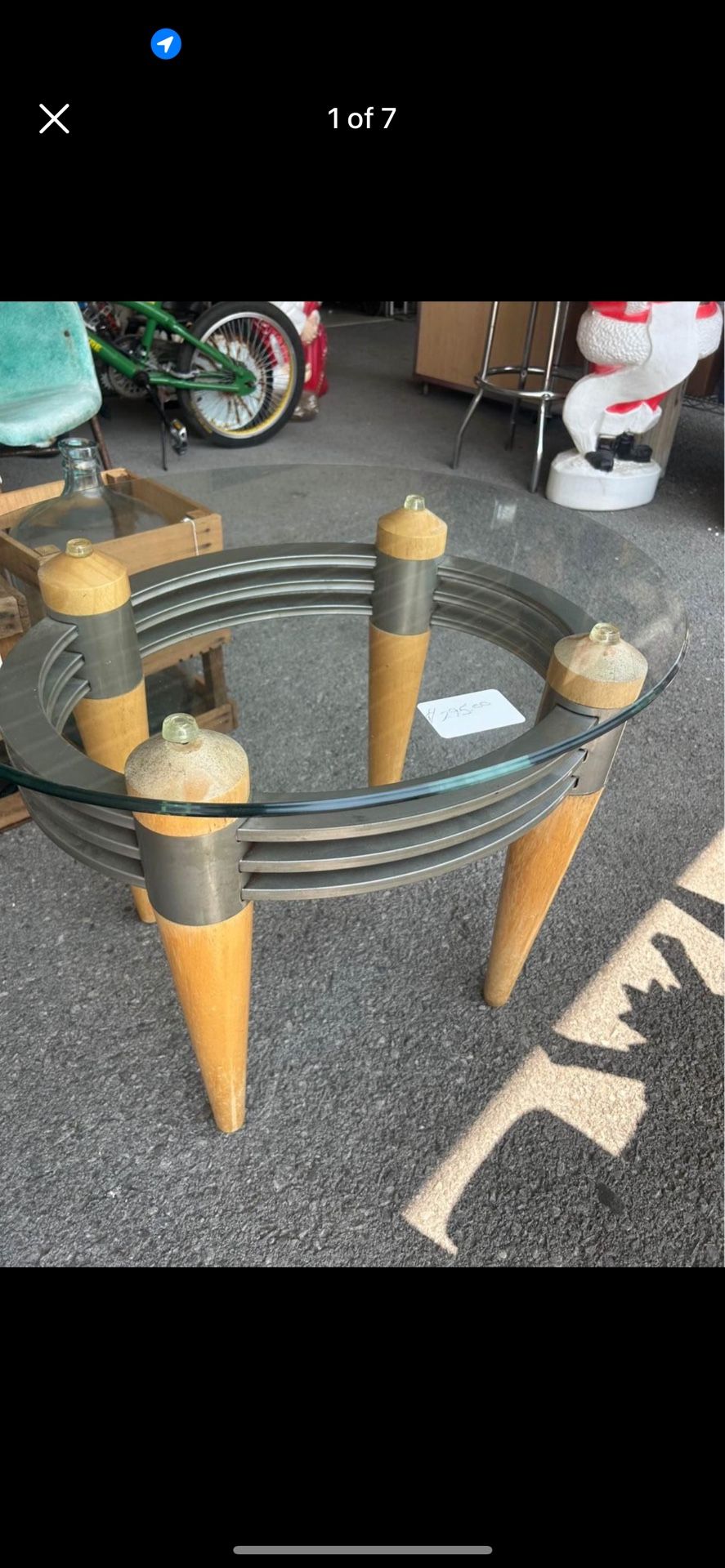 Mud Century Glass Table