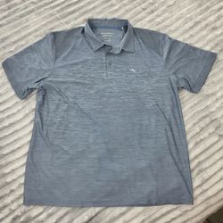 Tommy Bahama Palm Coast Pro IslandZone Polo Shirt Men's XXL  BLUE Golf