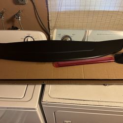 46" Matte Black ABS Rear Trunk Spoiler Wing Tail Lip Kit