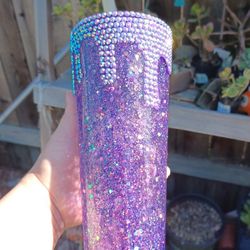 New 20oz Snowglobe Tumbler Handcrafted 