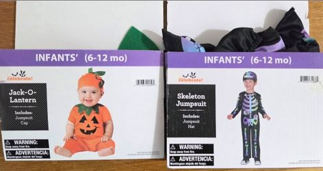 Brand New Baby Halloween Costumes Size 6-12 Months