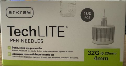 TechLite Pen Needles 4MM 32G