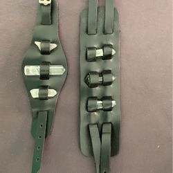 Leather Bracelet With Crystals $25 Each