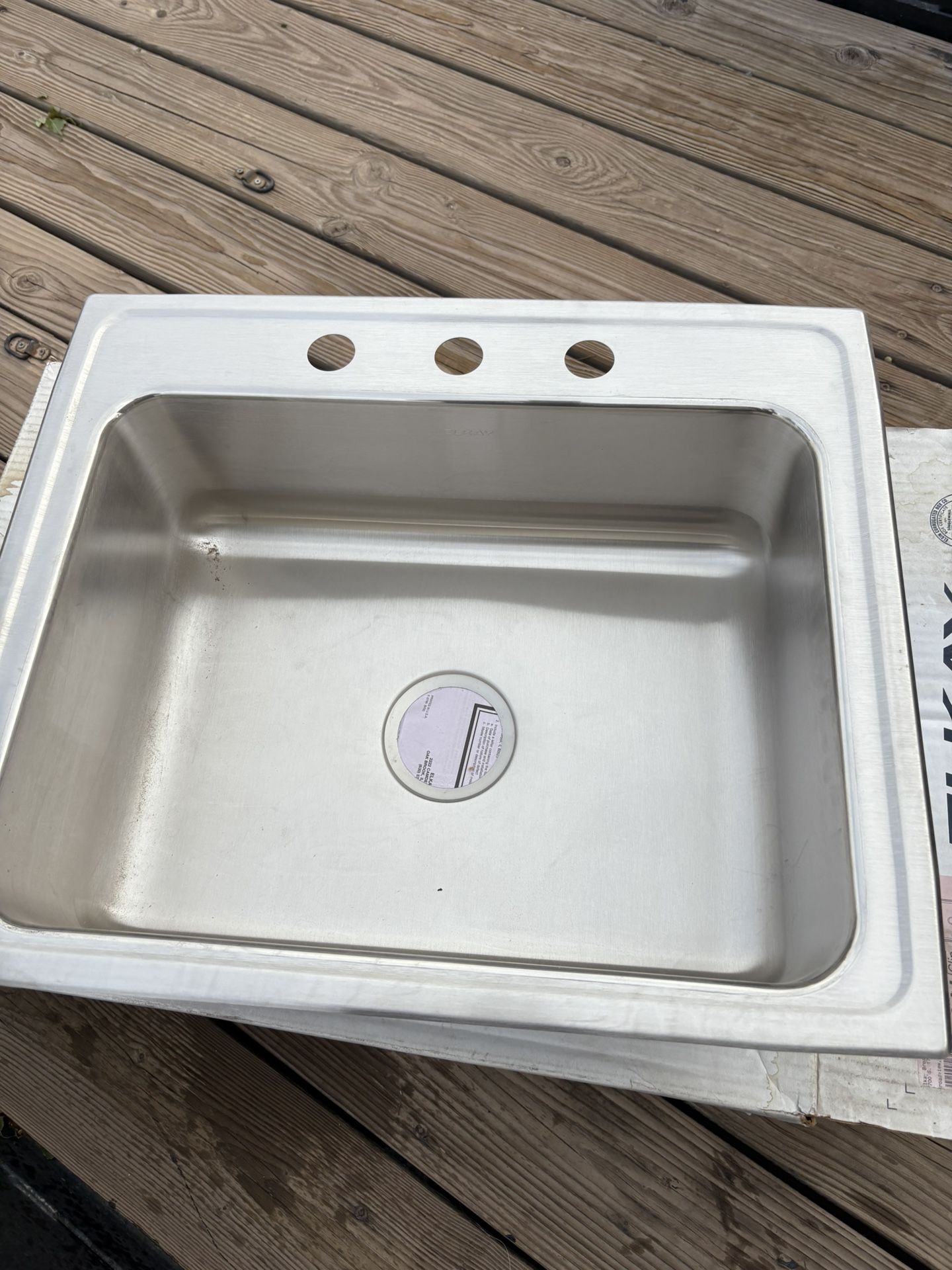 New Stainless Steel Elkay Sink