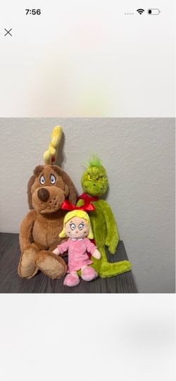 The grinch plush set
