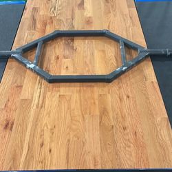 Legend Fitness Pro Series Insert Platform paired with a Black Widow Hex Bar