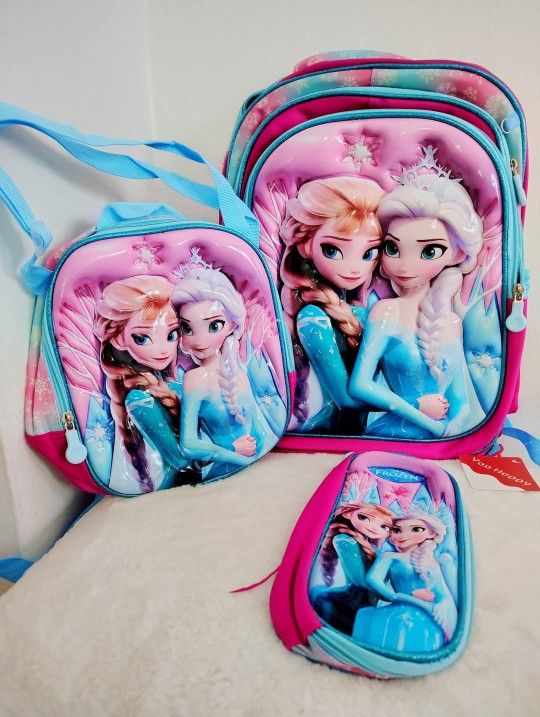 Frozen 3 Piece Bookbag 🎒 Set