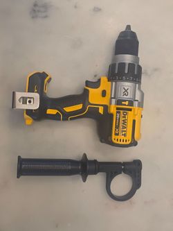 New dewalt hammer drill with used batteries