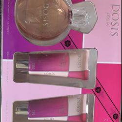 Dosis Secretos  Perfume & Body Lotion & Shower Gel Gift Set