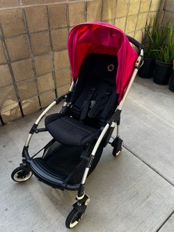 Bugaboo Baby Stroller with Pink Canopy