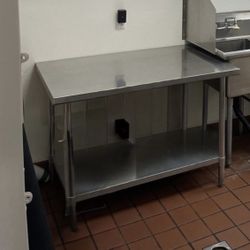 36” Commercial Sainless Steel Prep Table