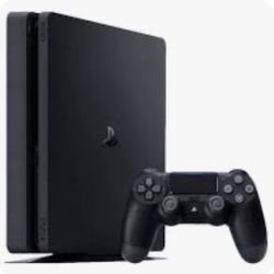PlayStation 4 With Controller And Games 