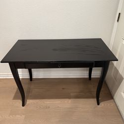 Black desk
