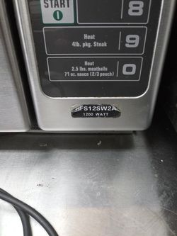 Menumaster proffesional microwave