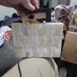 mother of pearl purse