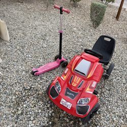 FREE Pedal car and scooter FREE