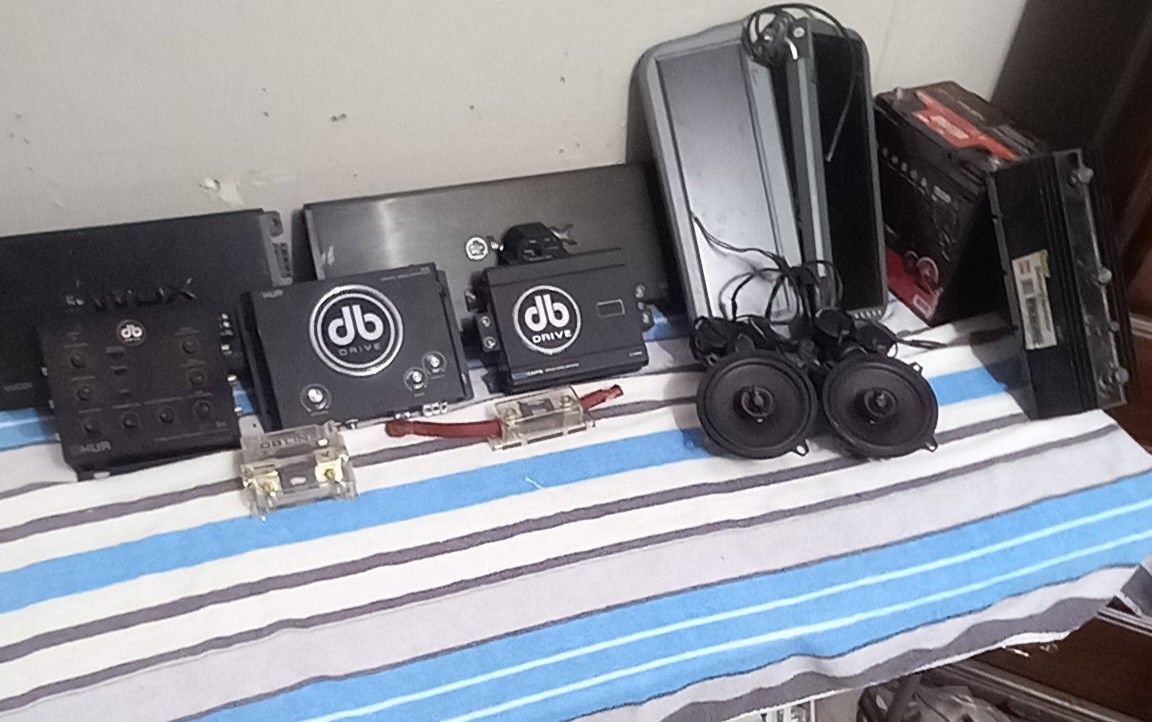 DB DRIVE WDX G2's Amps Cap Battery Wires Crossover Mid&High's