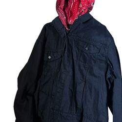 Hooded Denim Jacket