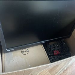 Monitor And Keyboard 