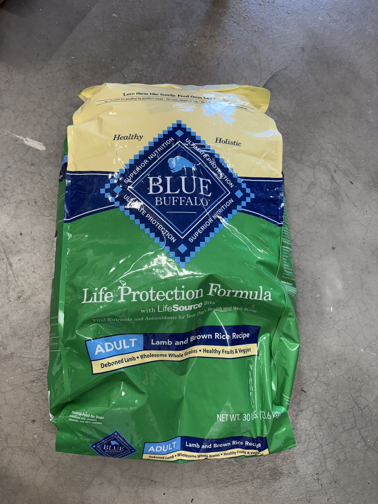 Dog Food Blue Buffalo Life Protection Lamb Brown Rice