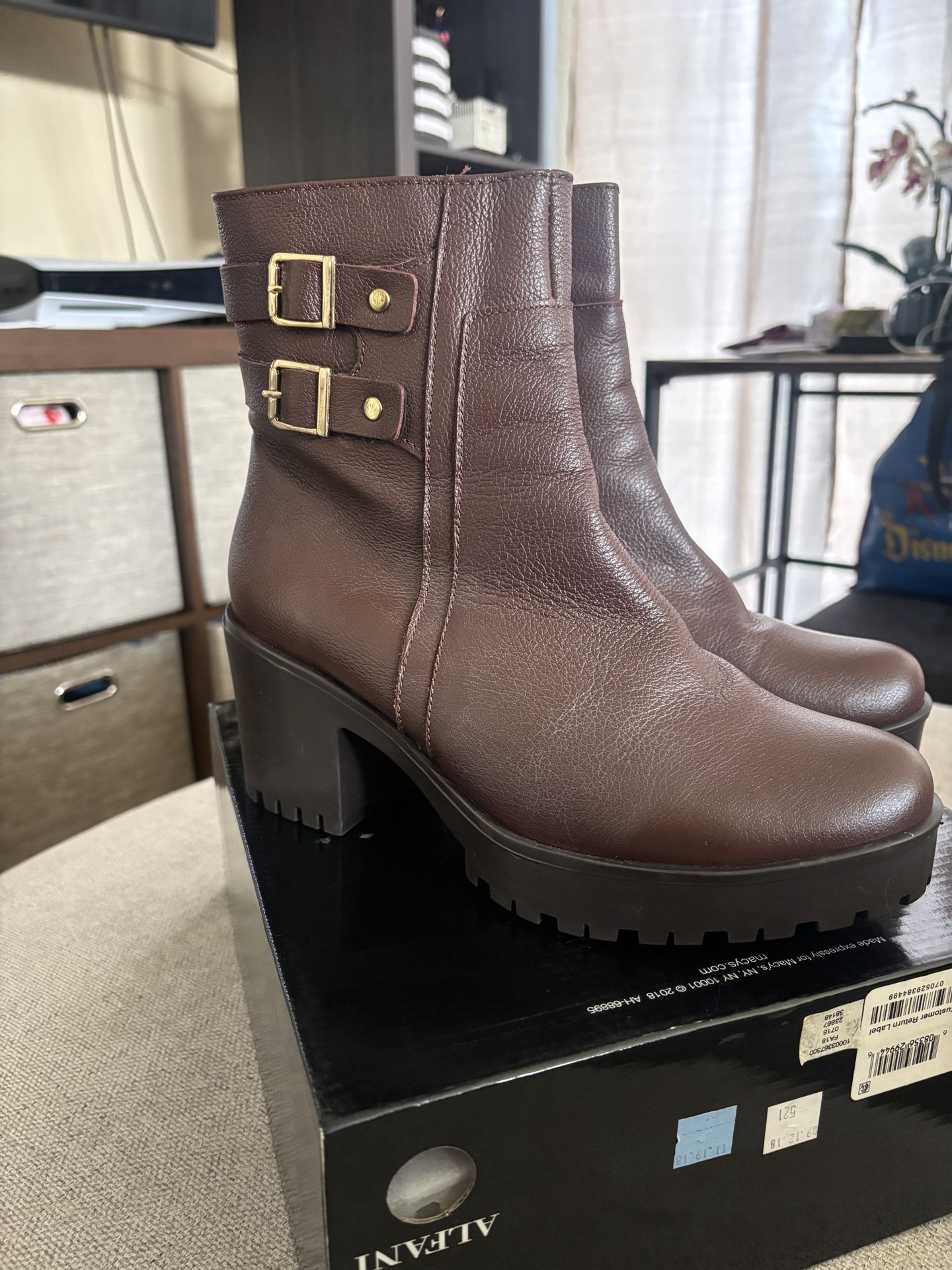 Heeled Boots Leather