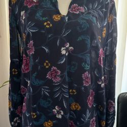 Old Navy Floral Print Blouse