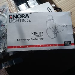 Nora Lighting Nth-107 75w Par30 Line Voltage Gimbal Ring 