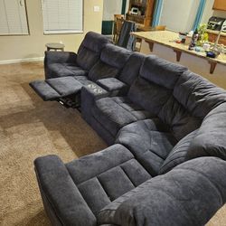 Sectional Couch Recliner