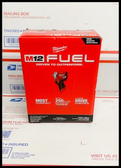 M12 FUEL 12V Lithium-Ion Brushless Cordless Stubby 3/8 in. Impact Wrench (Tool-Only)