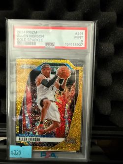 Allen Iverson Gold Sparkle Prizm