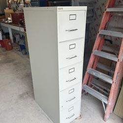 Five Drawer File Cabinet