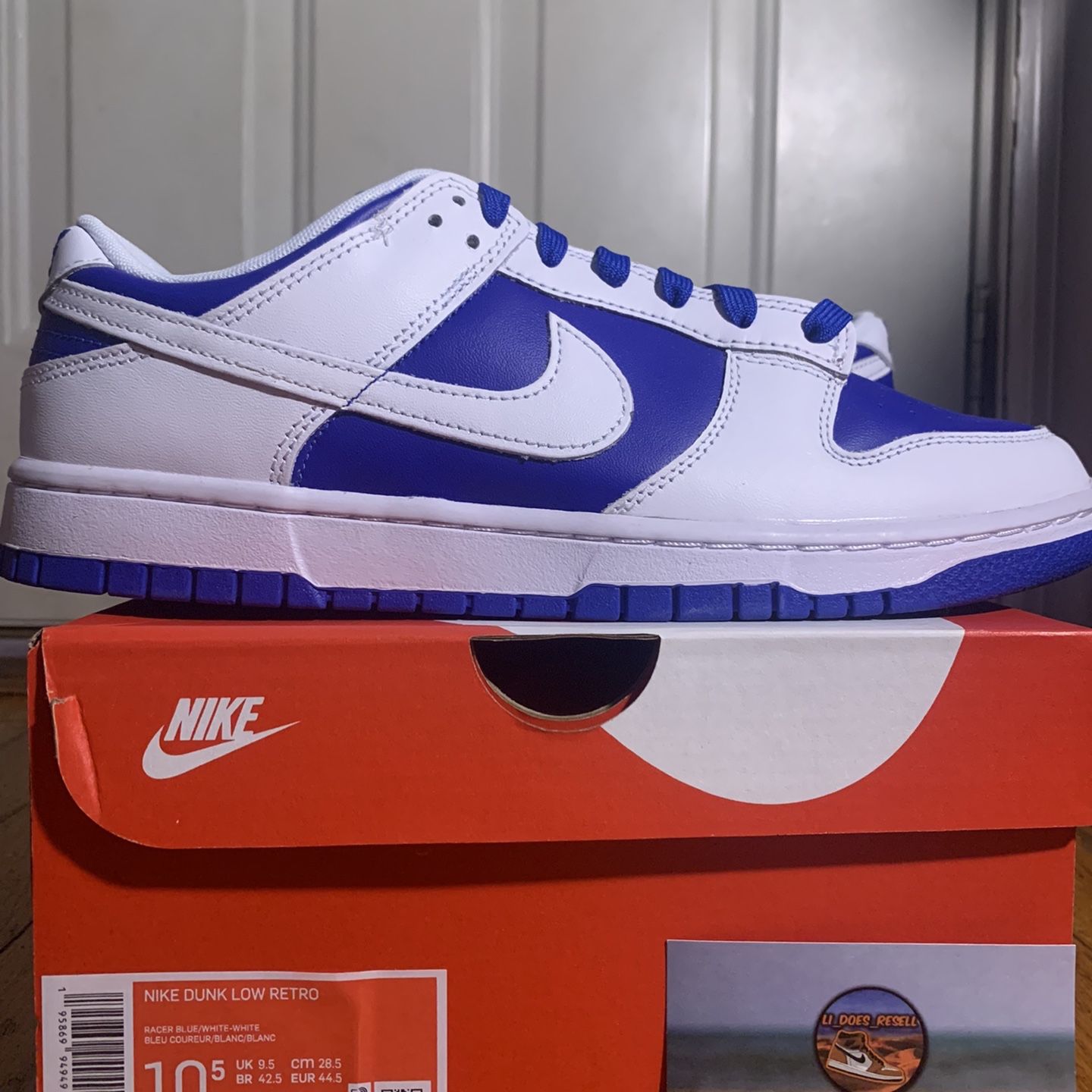 Nike Dunk Low Racer Blue White Size 10.5 for Sale in Lynbrook, NY