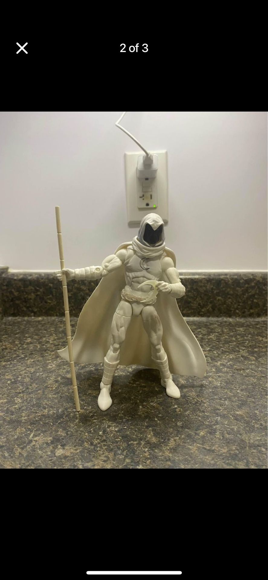 Marvel Hasbro Legends Series 6-inch Collectible Moon Knight Action Figure Toy,
