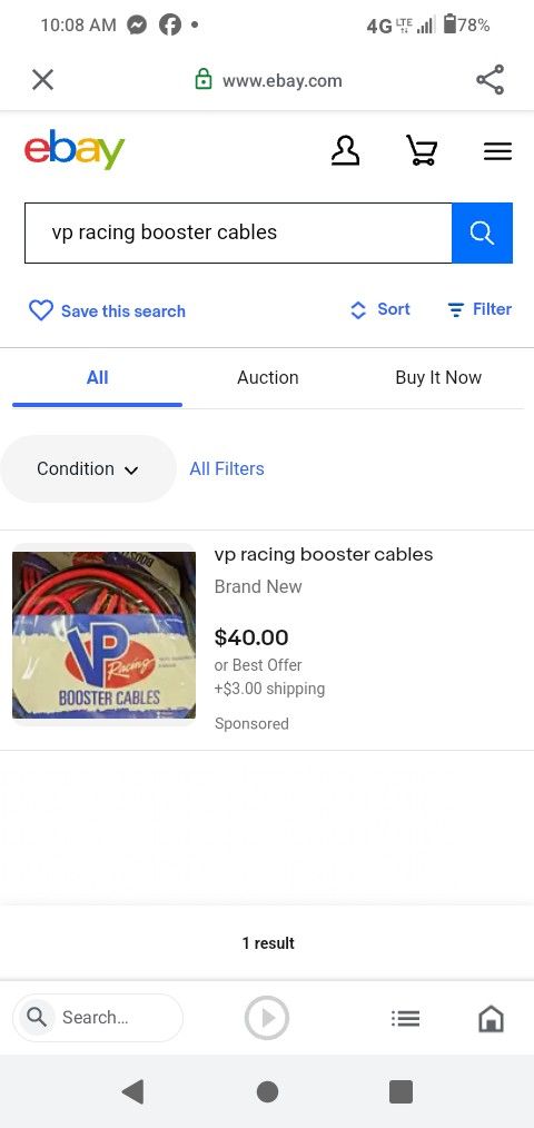 VP racing Booster Cables 